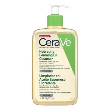 CERAVE LIMPIADOR EN ACEITE ESPUMOSO HIDRATANTE